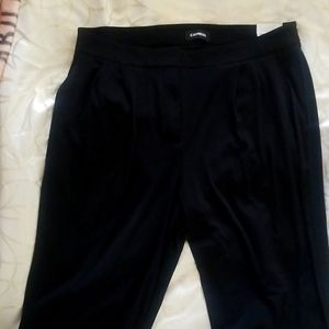 Express Wide Leg Mid Rise 10R Slacks